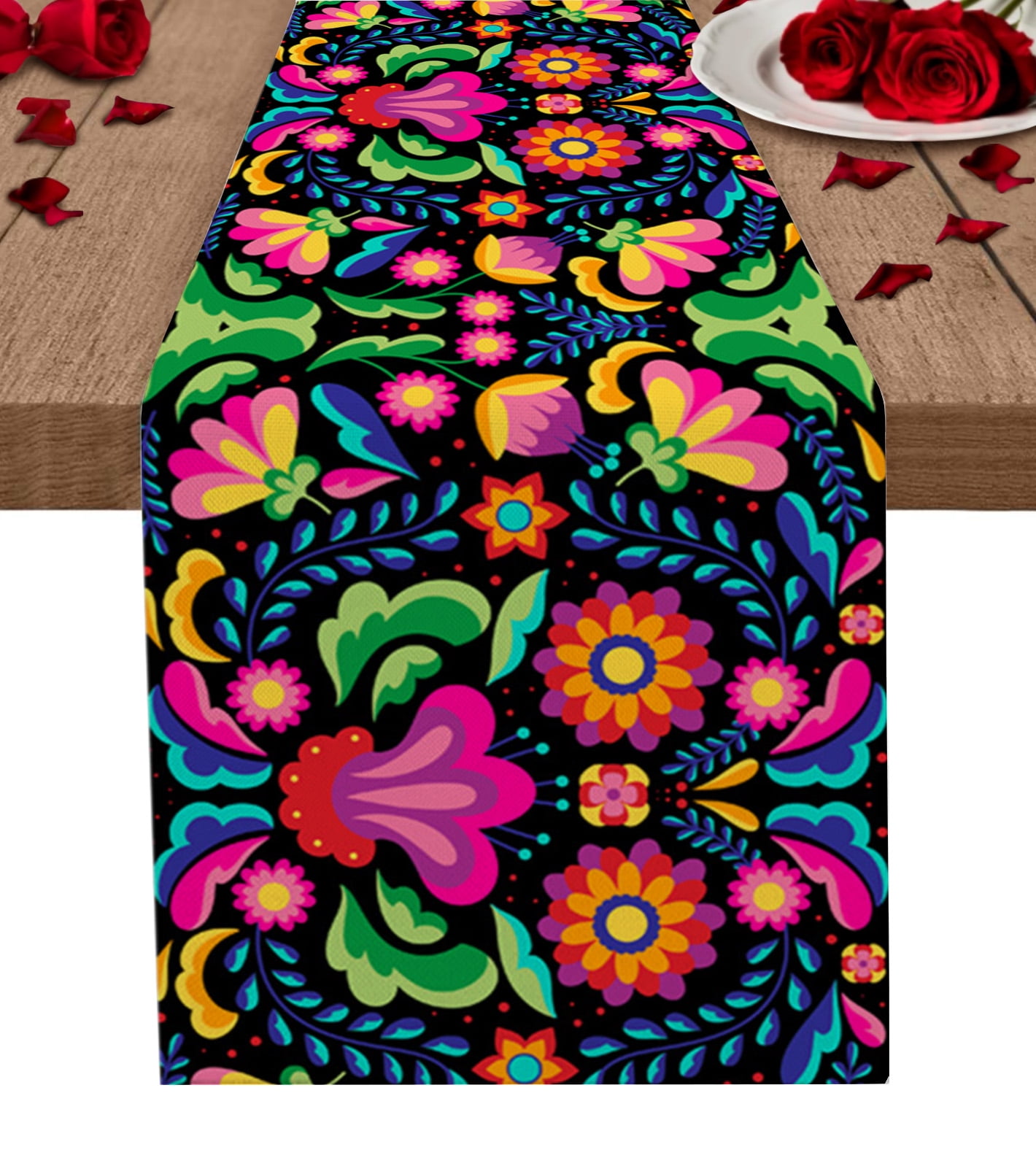 Mexico Geometric Abstract Bird Sunflower Coffee Table r Dining Table r ...