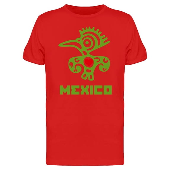 Mexico Green Bird Statue Tee Men's -Image by Shutterstock