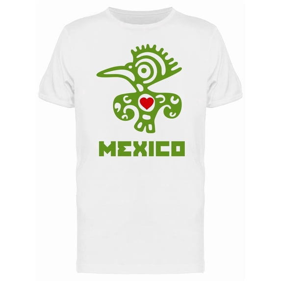 Mexico Green Bird Statue Tee Men's -Image by Shutterstock