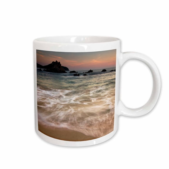 3drose, Mexico, Guerrero, Zihuatanejo Zihuatanejo Bay Beach - Sa13 Dsv0006 - David Svilar, 11oz Mug