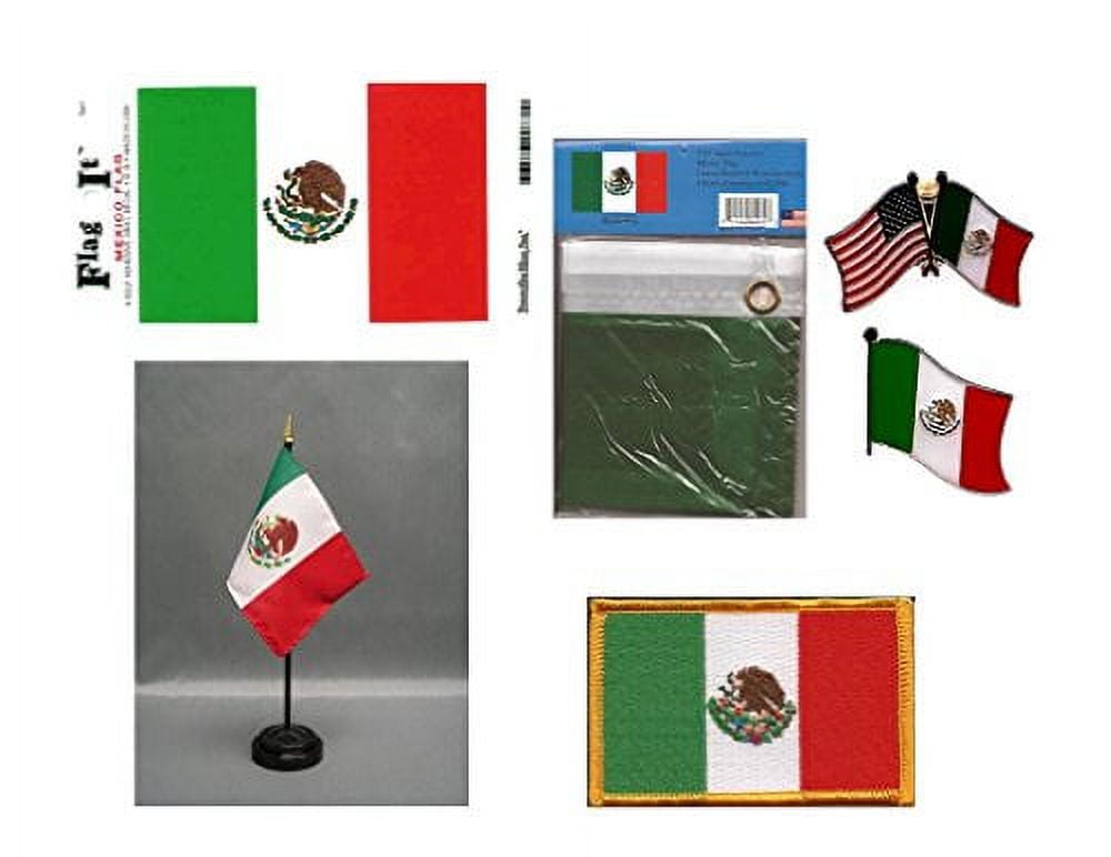 Small Mexico Flag — JA Digitizing Studios
