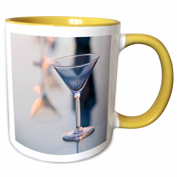3drose, Mexico, Ixtapa. Playa Del Palmar, Bar Cocktail - Sa13 Wbi0504 - Walter Bibikow, 11oz Two-tone Yellow Mug