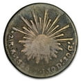 thumbnail image 1 of Mexico Liberty Cap and Rays 2 Reales Silver Avg Circ Random Dates, 1 of 2