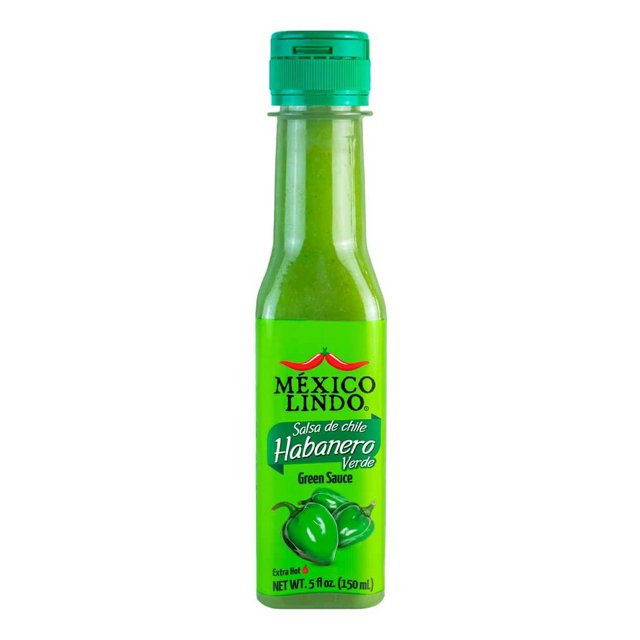 Mexico Lindo Green Habanero Hot Sauce Real Green Habanero Chili