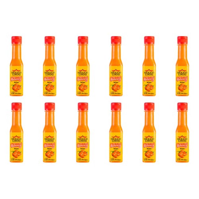 Mexico Lindo Red Habanero Hot Sauce Real Red Habanero Chili Pepper
