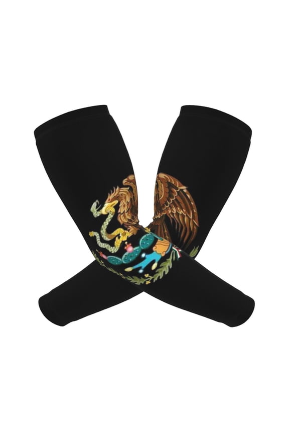 Mexico Logo Compression Sports Arm Sleeve Baseball Football Basketball For Men And Women