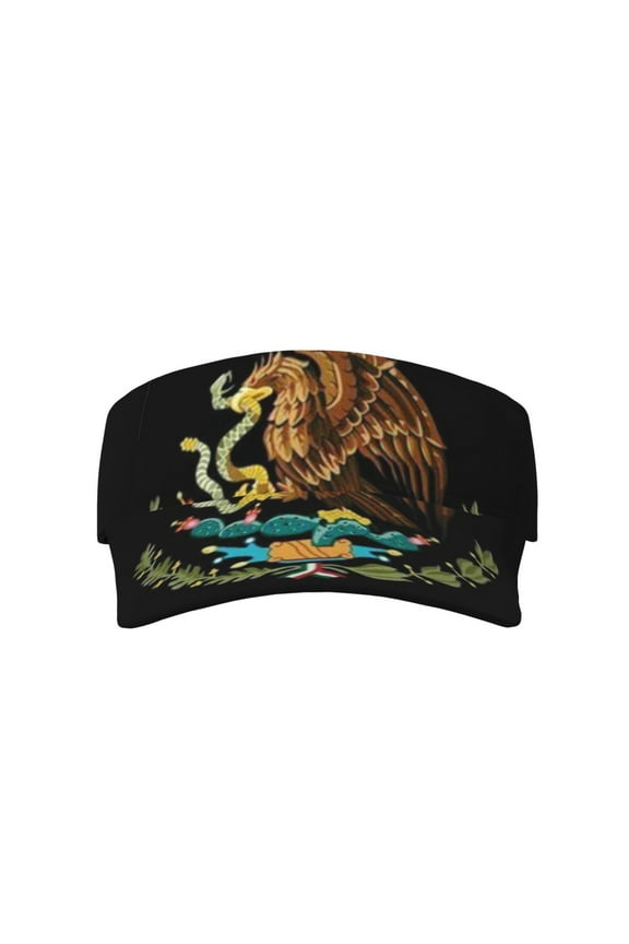 Mexico-Logo Sports Sun Visor Hats Adjustable Sun Visor Caps For Women And Men