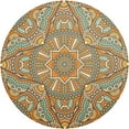 thumbnail image 1 of Mexico Mandala Round Placemat Set of 4, Non-Slip Heat Resistant & Waterproof Plate Pads for Dinner Table Table Placemats, 15.4 in Home Decor, 1 of 6
