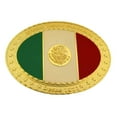 thumbnail image 1 of Mexico Mexican Flag Belt Buckle Country Rodeo ESTADO UNIDOS Text New Big Western Cowboy Rodeo US, 1 of 2