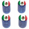 thumbnail image 1 of Mexico Mexican Flag Tire Rim Wheel Aluminum Valve Stem Caps, Multiple Colors, 1 of 1