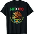 thumbnail image 1 of Mexico Mexican Flag Vintage Mexican Independence Day T-Shirt, 1 of 7