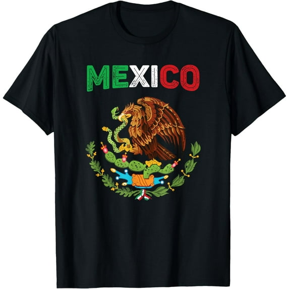 Mexico Mexican Flag Vintage Mexican Independence Day T-Shirt