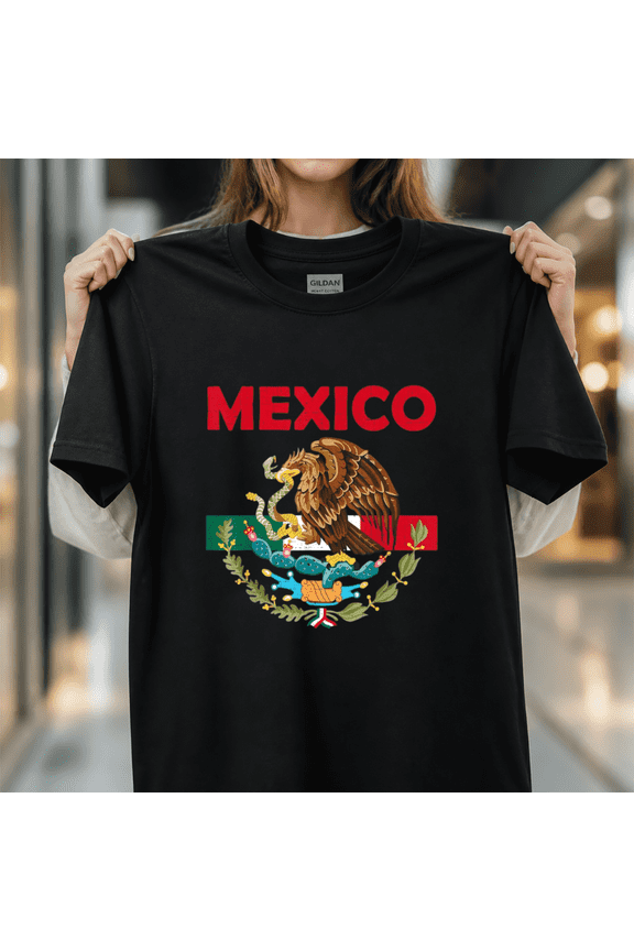 Mexico Mexican Flag Vintage Pride Men Women Kids Family Gear Unisex T-Shirt, S-5XL