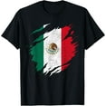 thumbnail image 1 of Mexico Mexican Flag Vintage T-Shirt TShirt, 1 of 4