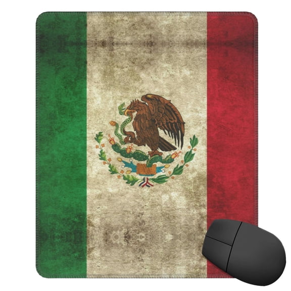 Mexico-Mexican Square Mousepad Non Slip Rubber Base Mouse Mat For Office Laptop 11.8"X9.8" Inch