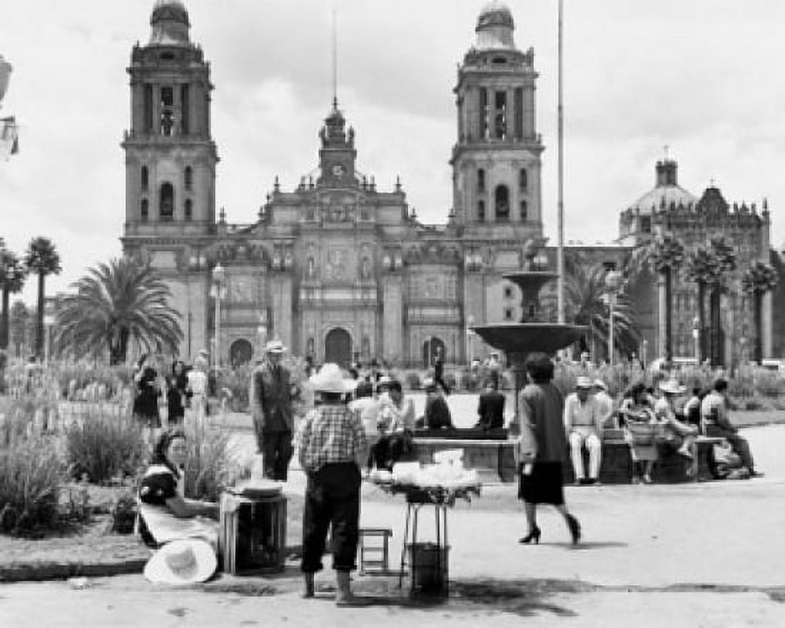 Mexico Mexico City Metropolitan Cathedral Canvas Art - (18 x 24)
