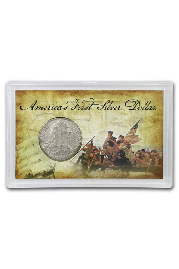 "America's First Silver Dollar" Silver 8 Reales Shipwreck Effect