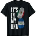 thumbnail image 1 of Mexico Nicaragua My DNA Mexican Nicaraguan Flag Pride Nica T-Shirt, 1 of 4