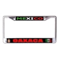 thumbnail image 1 of Mexico Oaxaca Chrome License Plate Frame, 1 of 1