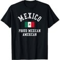thumbnail image 1 of Mexico Proud Mexican American Distressed T-Shirt, 1 of 4