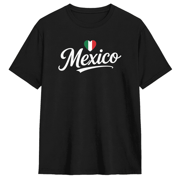 Mexico Retro Graphic Tee for Men and Women, Fun Gift Cotton Short Sleeves T-Shirt