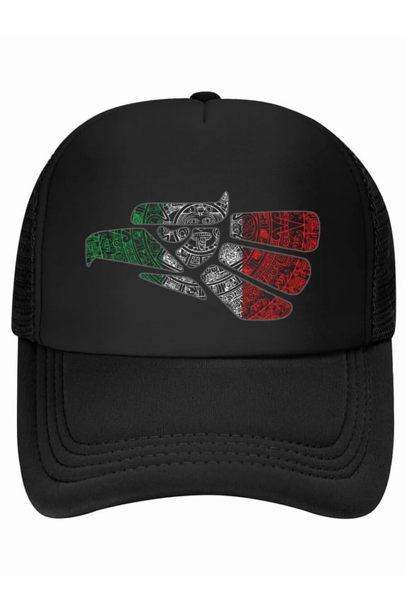 Mexico Sacred Aztec Calendar Mexican Eagle Archeological Baseball Cap