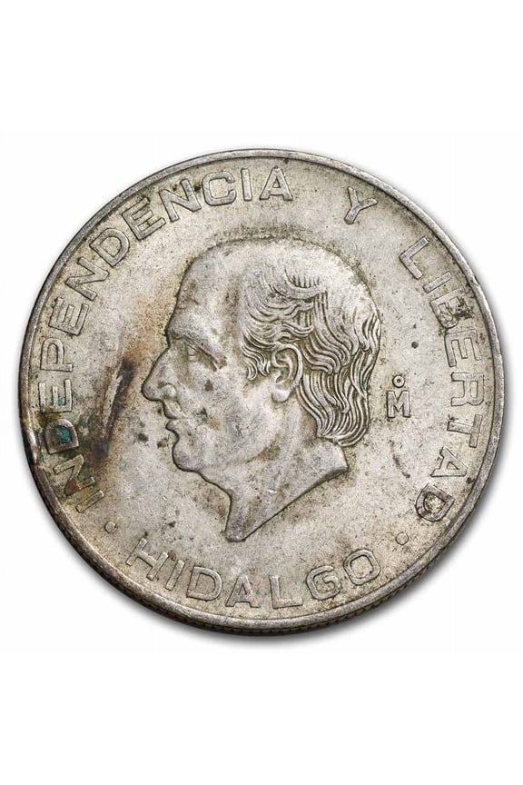 Mexico Silver 5 Pesos Hidalgo (1955-1957) Avg Circ