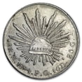thumbnail image 1 of Mexico Silver 8 Reales Cap & Rays Culls (ASW .7859 oz), 1 of 2