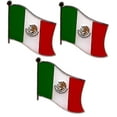 thumbnail image 1 of Mexico Single Flag Lapel Pins, pack of 3, 1 of 4