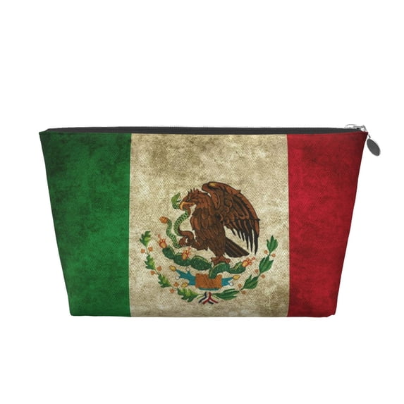 Mexico Small Purse Organizer Zipper Cosmetic Handbag Tote Pouch For Women