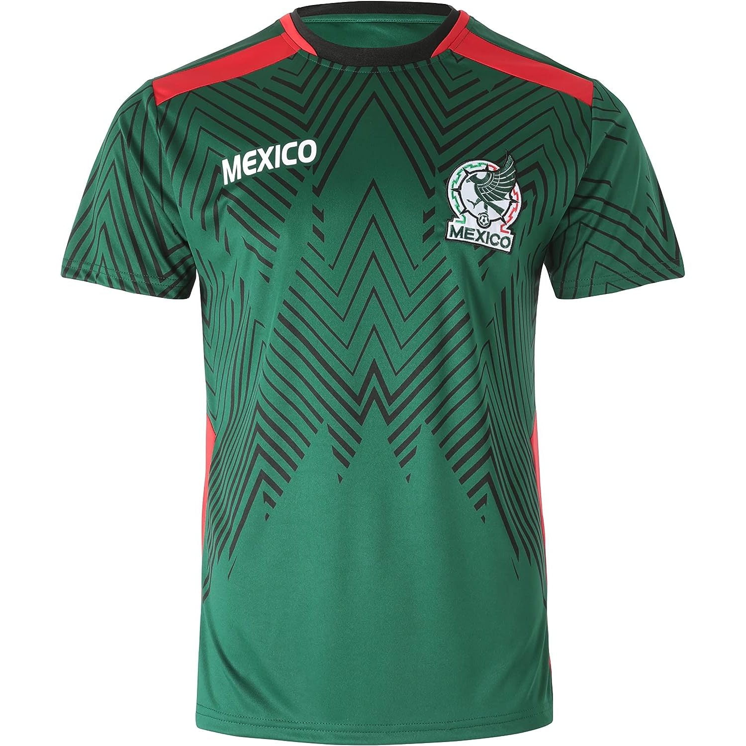 Mexico Soccer Jersey World Futbol Cup Team Uniform Futsal Athletic Top Shirt Walmart