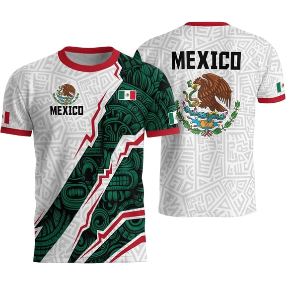 Mexico Soccer Jerseys Men, Mexican Jersey Soccer, Jersey De Mexico, Mexico National Team Soccer Jersey, Short Sleeve Football Shirt, Casual Sport Training Uniform for Adult and Kids