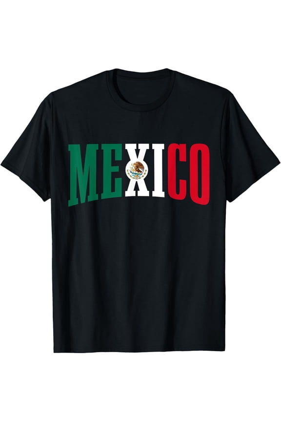 Mexico Sports Style Retro Mexican Flag Pride T-Shirt TShirt