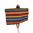 thumbnail image 1 of Mexico Stripes Beach Towels Oversized Super Absorbent, Colored Abstract Striped Orange Red Boho Lightweight Bath Towel Quick Dry Sets For Bathroom/Pool/Rv Camping/Beach Play/Gym Room/Picnic 23"x47", 1 of 8