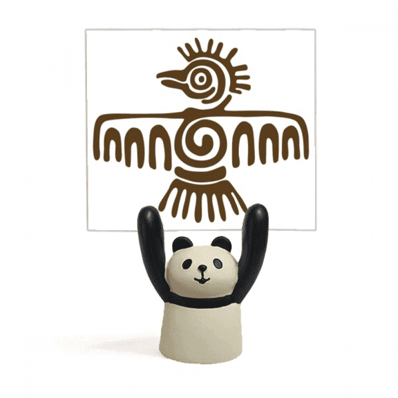 Mexico Totems Bald Eagle Ancient Civilization Memo Holder Cartoon Animal Panda Stand Decoration