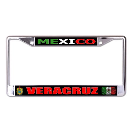 Mexico Veracruz Chrome License Plate Frame