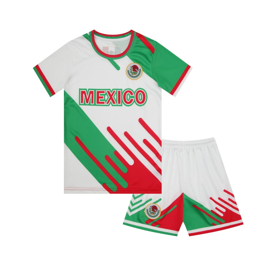 Maglia Calcio Portogallo Per Bambini - Kit Completo Maglia E Pantaloncini, Taglie 6-13 Anni, Rosso