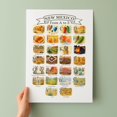 Mexico Z Alphabet State Symbols Icons Travel Aesthetic Wall Art Poster ...