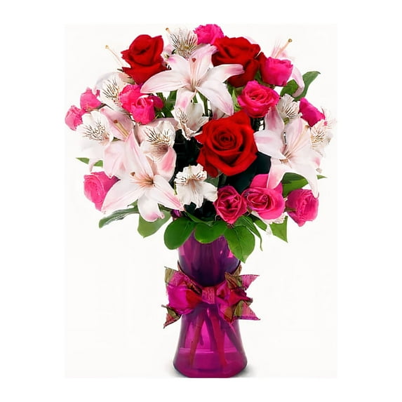 Mexiflower Rose Romance, Cut and Fresh Flowers Bouquet