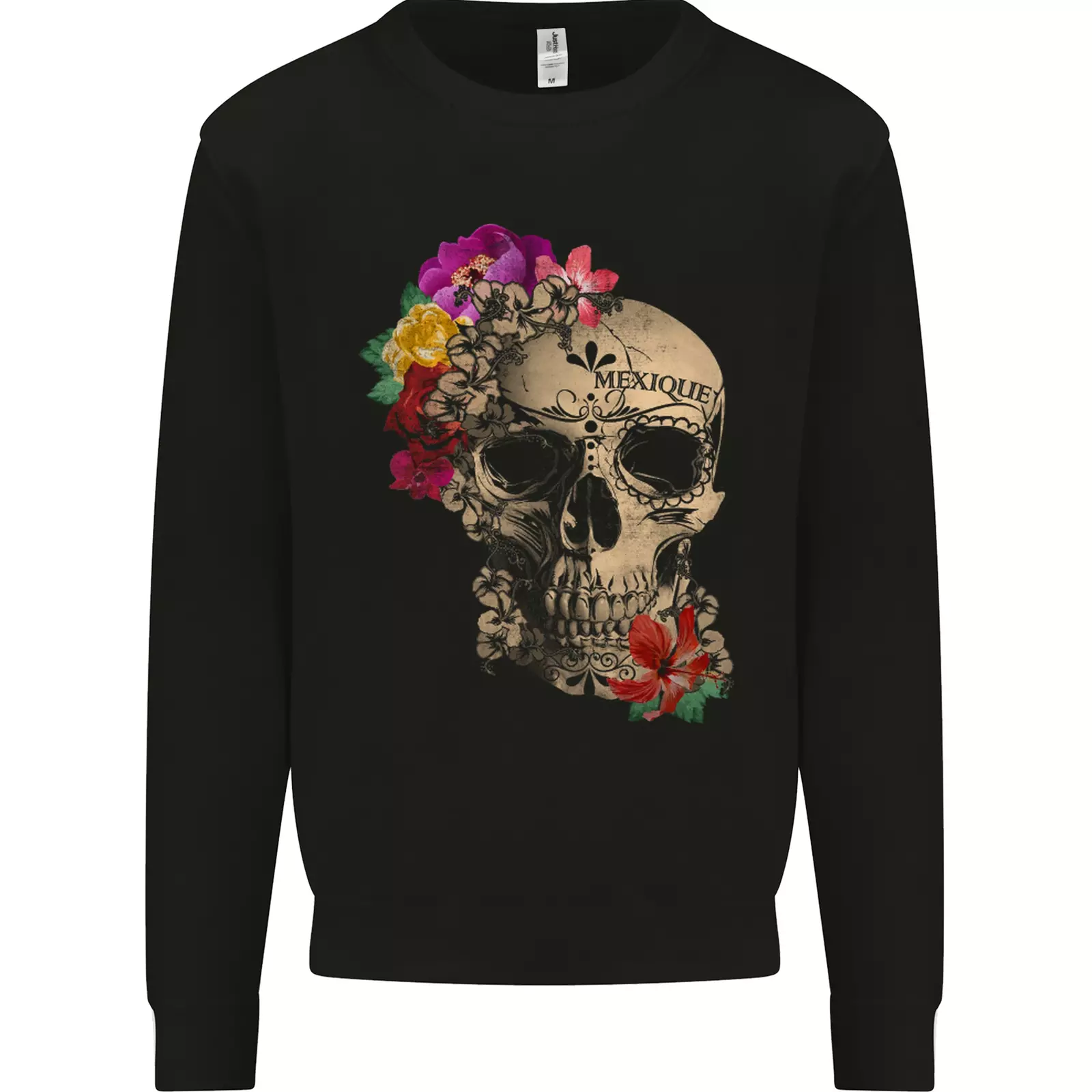 Mexique Sugar Skull Day of the Dead DOTD Mens Sweatshirt Jumper
