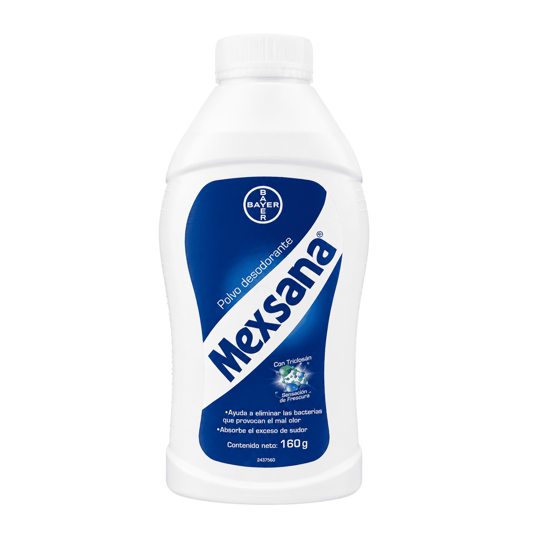Mexsana Deodorizing Foot Powder, Fresh Scent, Daily Foot Care Powder, Easy Shaker Bottle, 160 g (5.64 oz)
