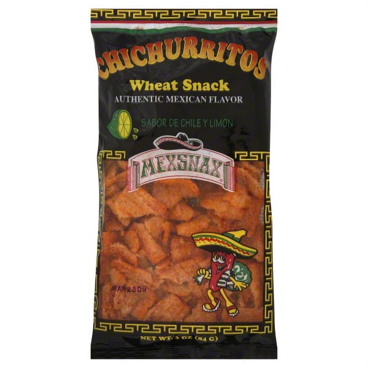 Mexsnax Chichurrito Chile Lime Snacks, 3 oz