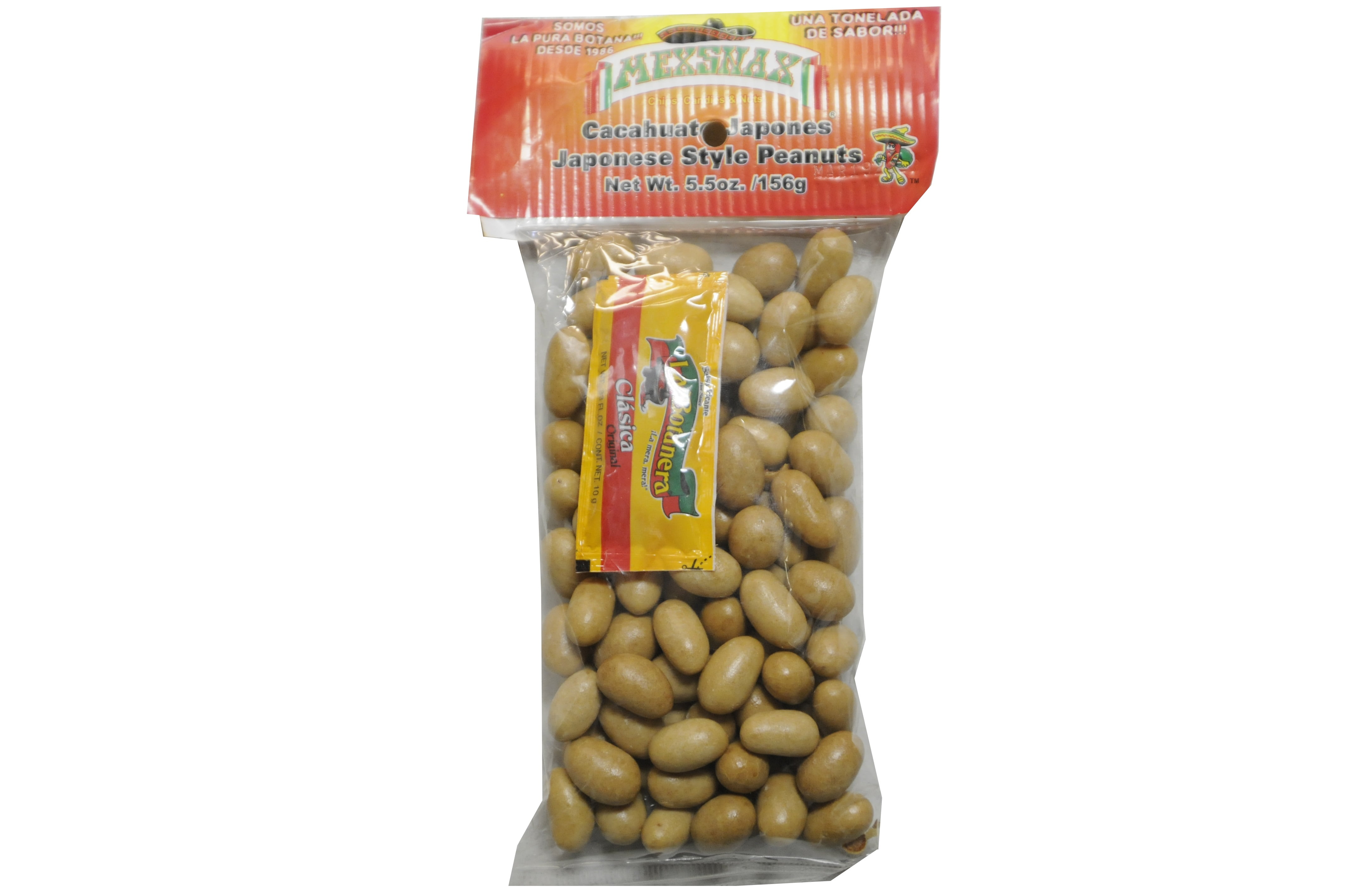 Mexsnax Plain Japanese Peanuts, 10 oz