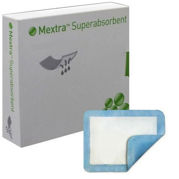 Mextra Superabsorbent Dressing 8'' x 10'' Box of 10