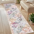 thumbnail image 1 of MeyJey 2'x8' Oriental Vintage Runner Rug for Hallways, Non-Slip Machine Washable Area Rug for Bedroom/Living/Dining/Laundry Room Carpet, Colorful, 1 of 15