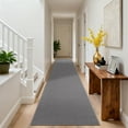thumbnail image 1 of MeyJey 2'x10' Runner Rug Non Slip Washable Farmhouse Hallway Rug for Kitchen/Laundry Room, Gray, 1 of 8