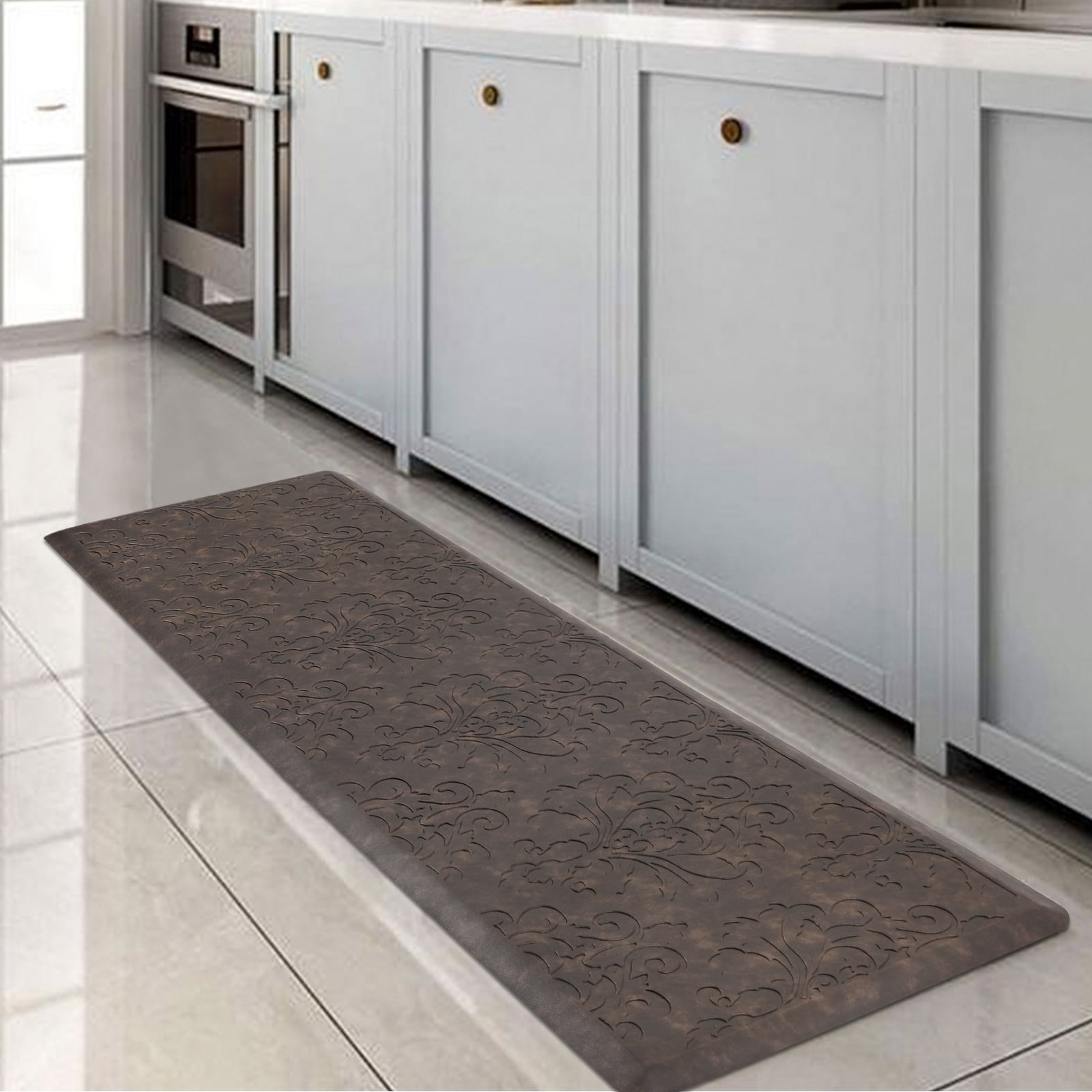 MeyJey Anti Fatigue Kitchen Mat, 20"x60" NonSlip Waterproof Cushioned