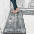 MeyJey Anti Fatigue Kitchen Rugs and Mats, 2 PCS NonSlip Waterproof