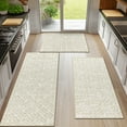 thumbnail image 1 of MeyJey Beige Kitchen Rug Set 3 Piece, Non Slip Machine Washable Mats for Home Floor and Living Room, 1 of 15