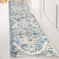 MeyJey Boho Indoor Hallway Runner Rug 2'x8', NonSlip Washable Vintage